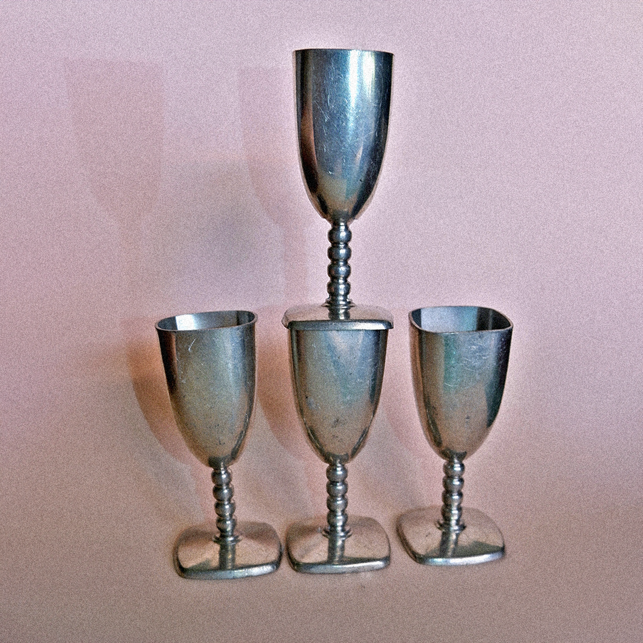 PEWTER GOBLETS