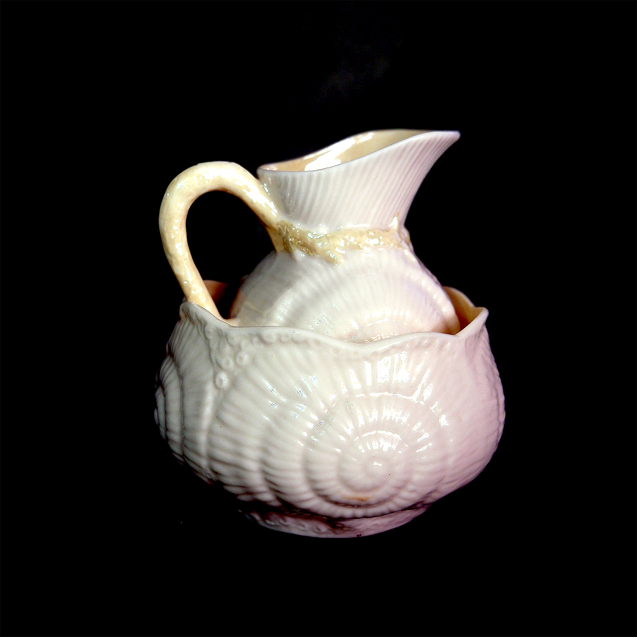 PEARLY JUG + BOWL